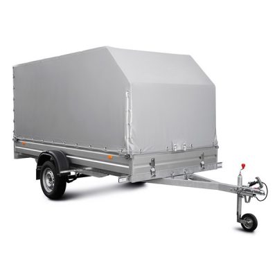 Тент для прицепа МЗСА 817704 высокий скошенный (Алюминиевый борт)